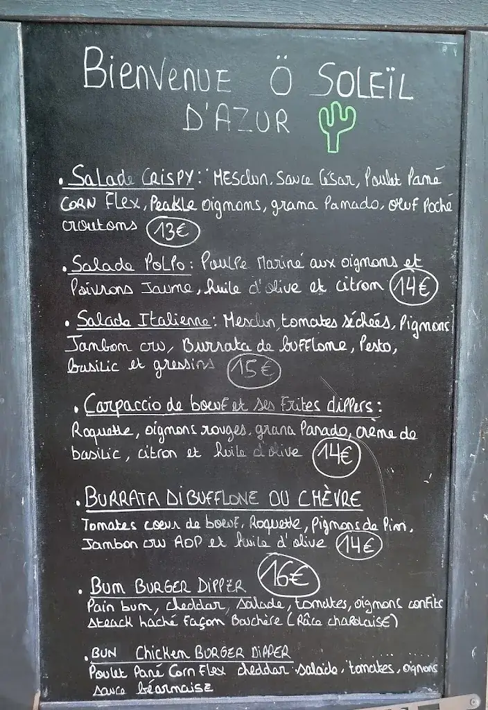 Menu_Ö Soleil d’Azur_Théoule-sur-Mer_image_1