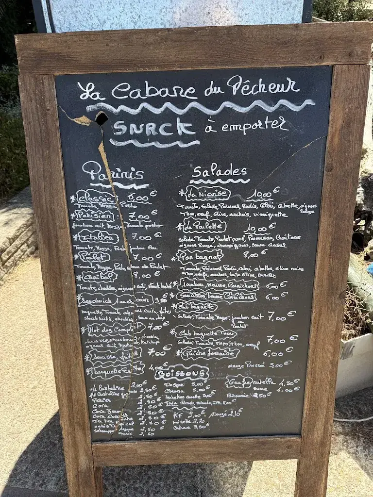Menu_La Cabane du Pêcheur_Théoule-sur-Mer_immagine_1