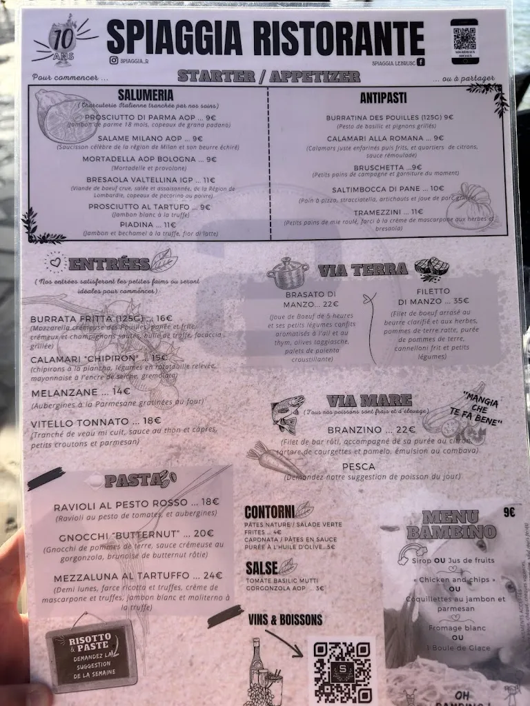 Menu_La Spiaggia_Six-Fours-les-Plages_image_2