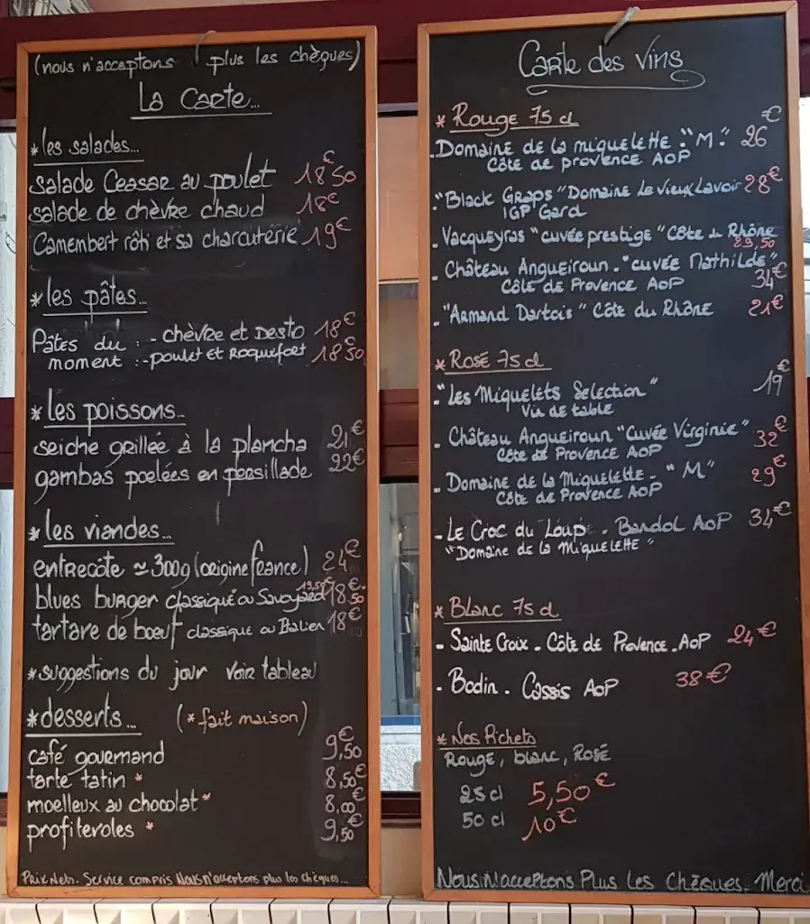 Menu_Blues Beach_Six-Fours-les-Plages_immagine_2