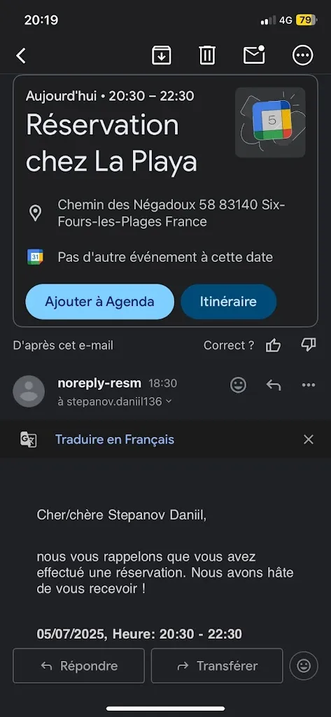 Daniil Stepanov _La Playa - Restaurant Six-Fours_Six-Fours-les-Plages_review