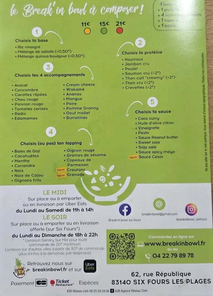 Menu_BREAK'IN BOWL - Six Fours_Six-Fours-les-Plages_image_1