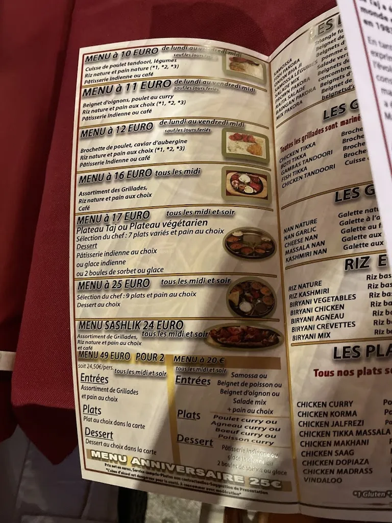 Menu_Le Taj_Six-Fours-les-Plages_immagine_1