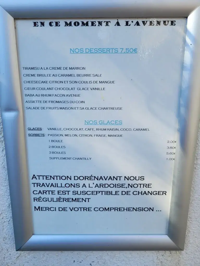 Menu_L'Avenue_Tourves_image_3