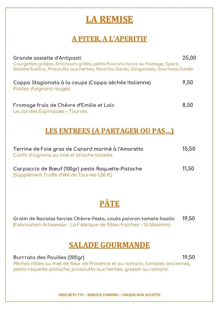 Menu_La Remise_Tourves_immagine_1