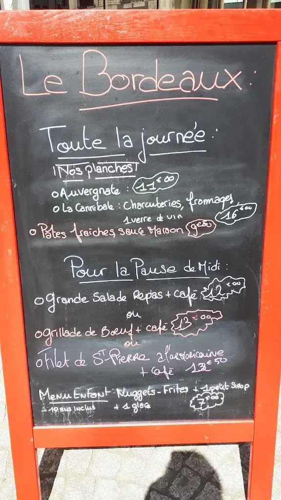 Menu_Le Bordeaux_Thiers_image_1
