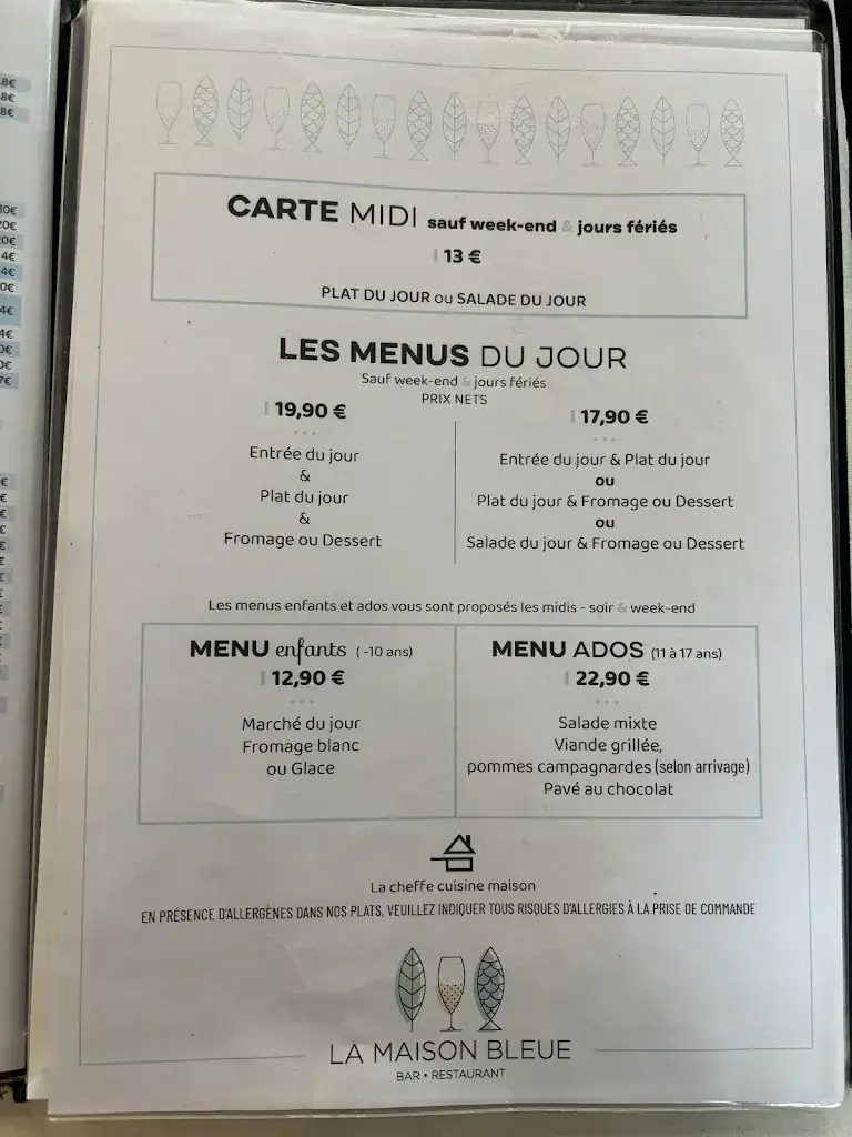 Menu_La Maison Bleue_Trévoux_image_4