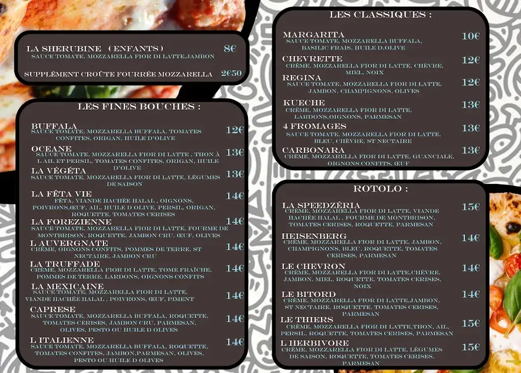 Menu_Speed Zéria By Charlie Foodtruck_Thiers_image_1