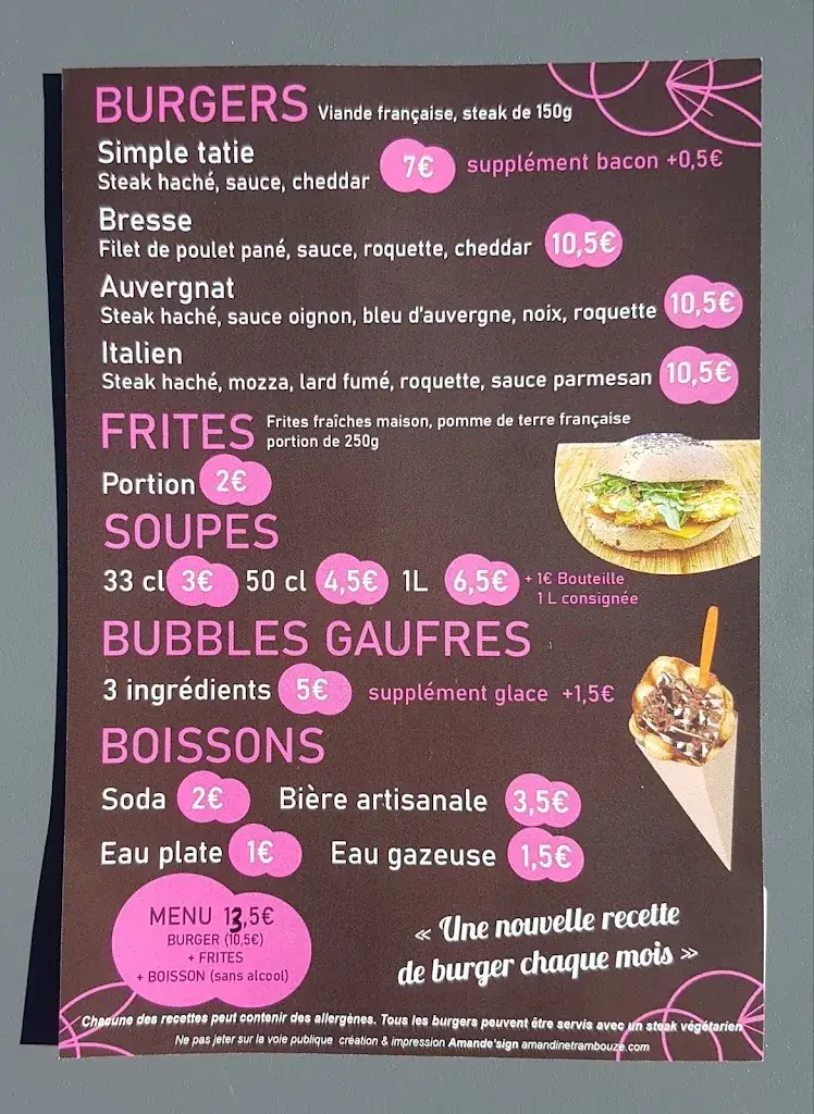 Menu_Tatie Burger_Thiers_image_2