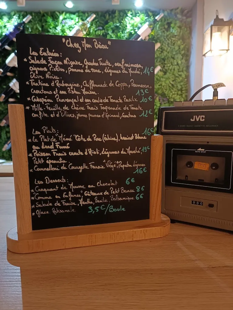 Menu_Chez mon Bèou Le Restaurant_Vaison-la-Romaine_image_1