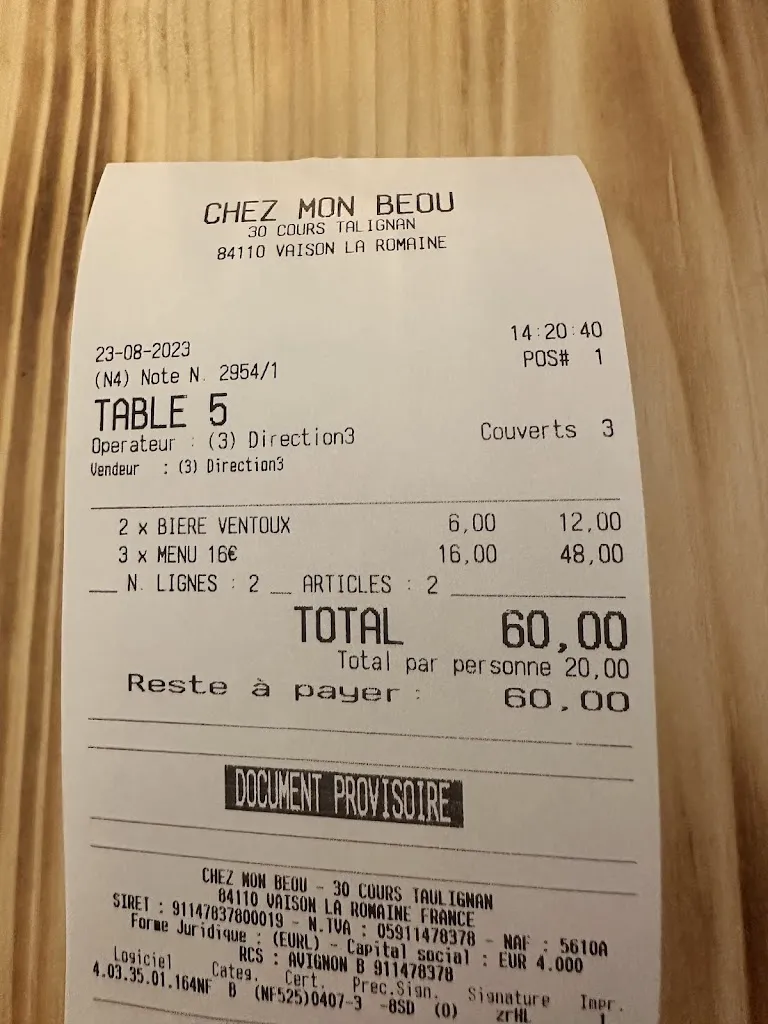 Marie Diez_Chez mon Bèou Le Restaurant_Vaison-la-Romaine_review