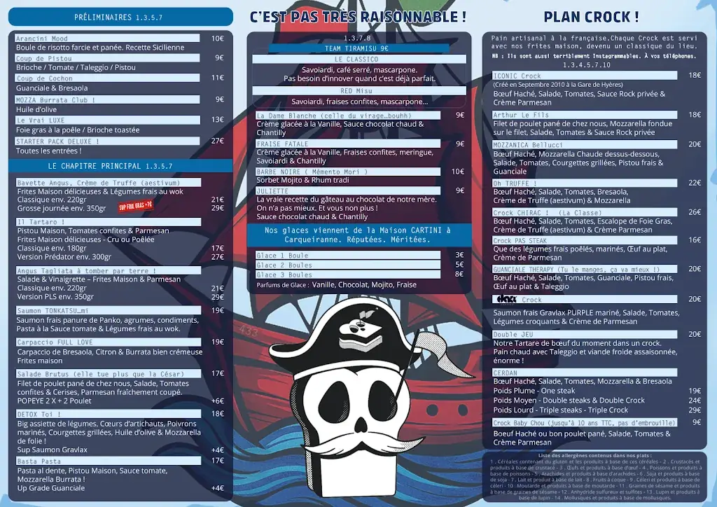 Menu_Le Rock Toulon_Toulon_image_1