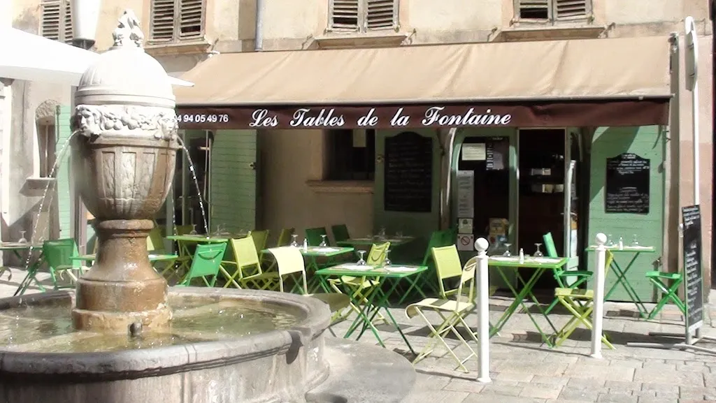 Les Tables de la Fontaine restaurant in Toulon