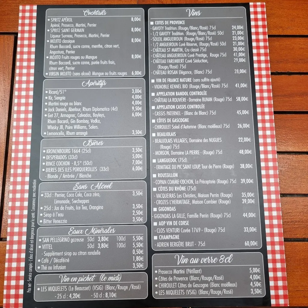 Menü_Côté terrasses toulon_Toulon_Bild_2