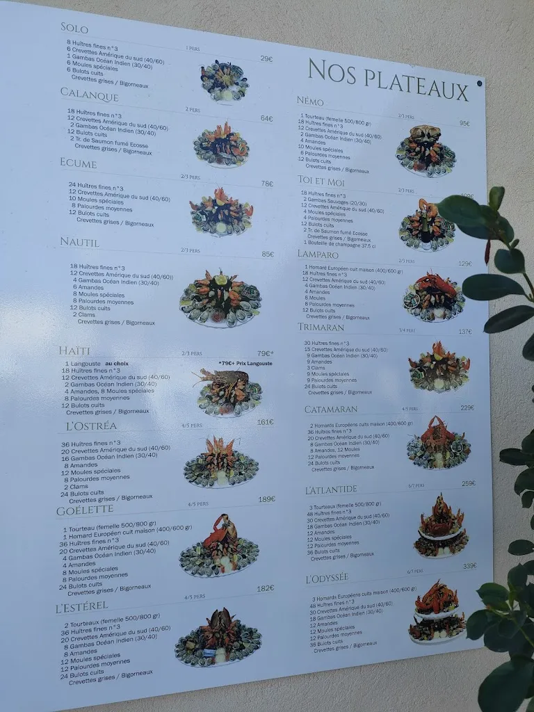 Menü_L'Ostrea La Criée_Toulon_Bild_2