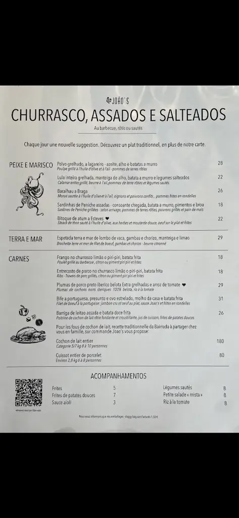 Menu_JOAO’S- Restaurant Portugais à Toulon_Toulon_image_1