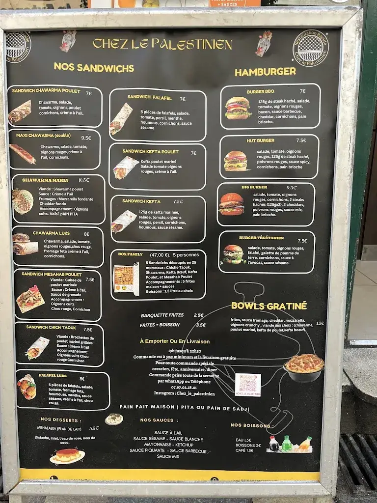 Menu_Chez le palestinien_Toulon_image_1