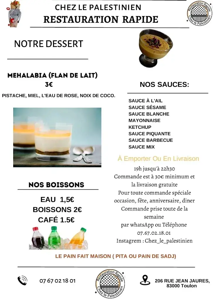 Menu_Chez le palestinien_Toulon_image_4