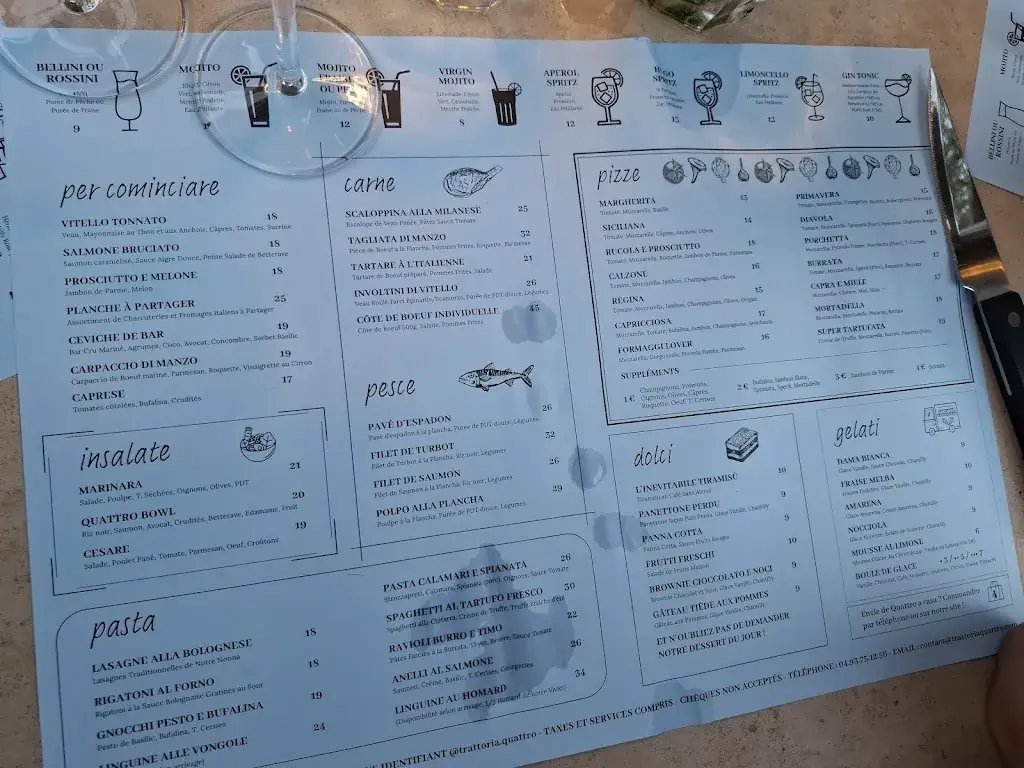 Menu_Trattoria Quattro_Valbonne_image_4