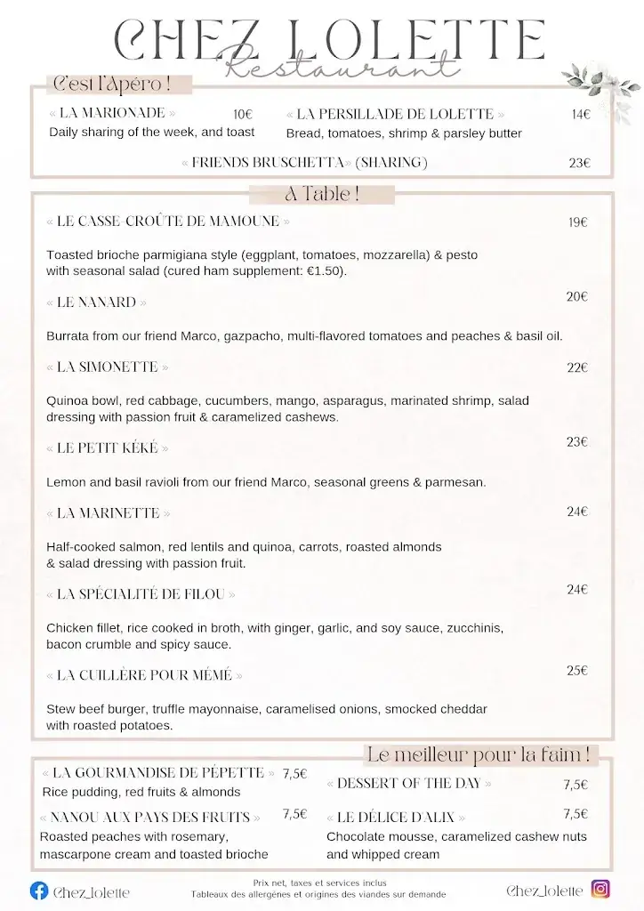 Menu_Chez Lolette_Valbonne_image_1