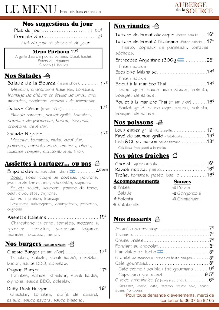 Menu_Restaurant La Source_Valbonne_immagine_3