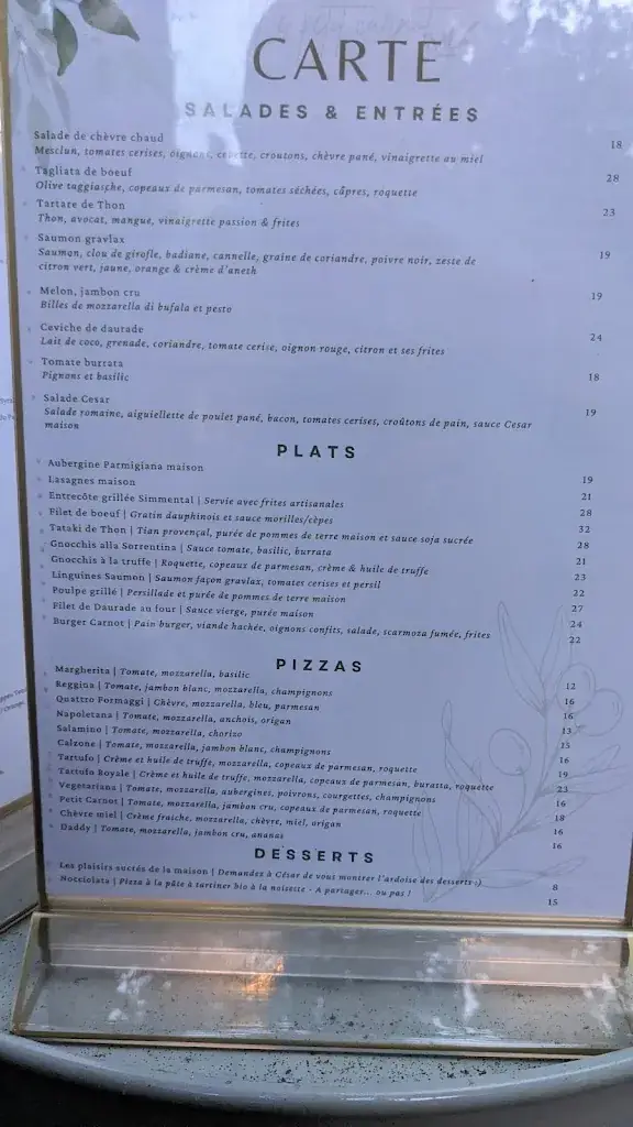 Menu_Le Petit Carnot_Valbonne_image_2
