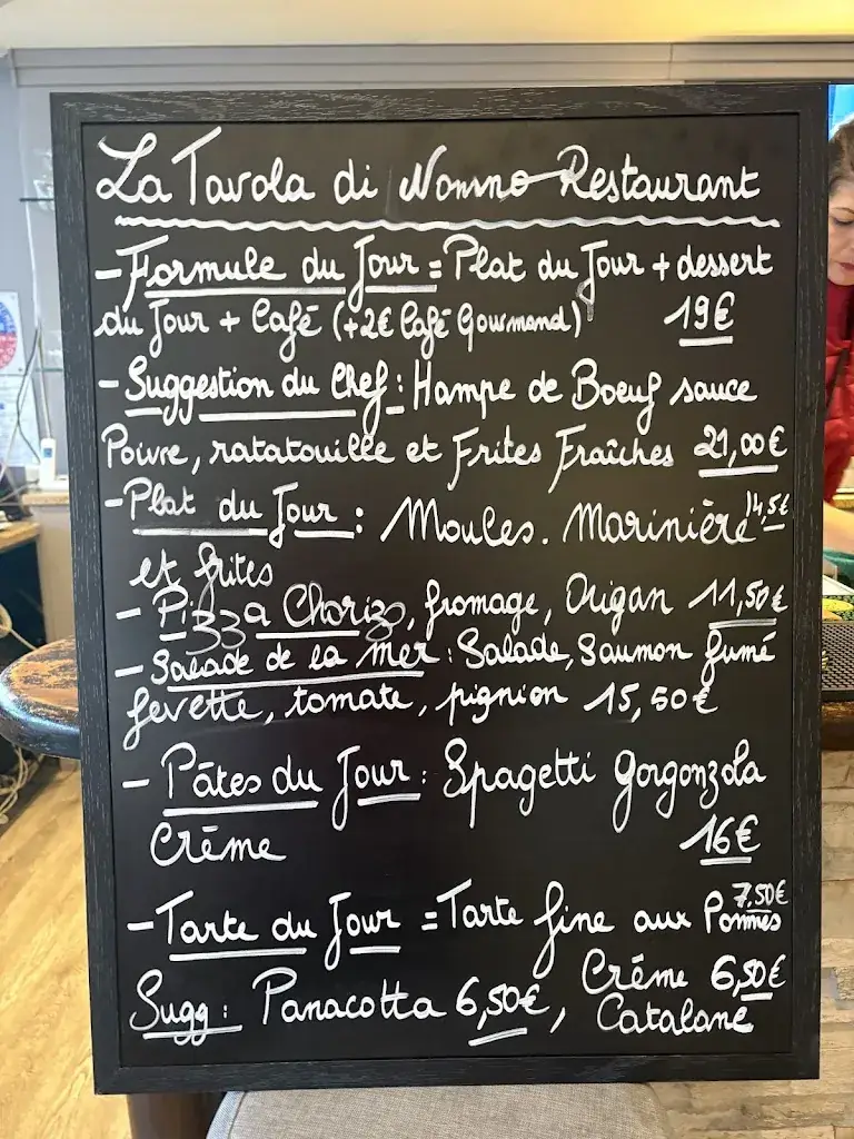Menu_LA TAVOLA DI NONNO_Valbonne_image_1