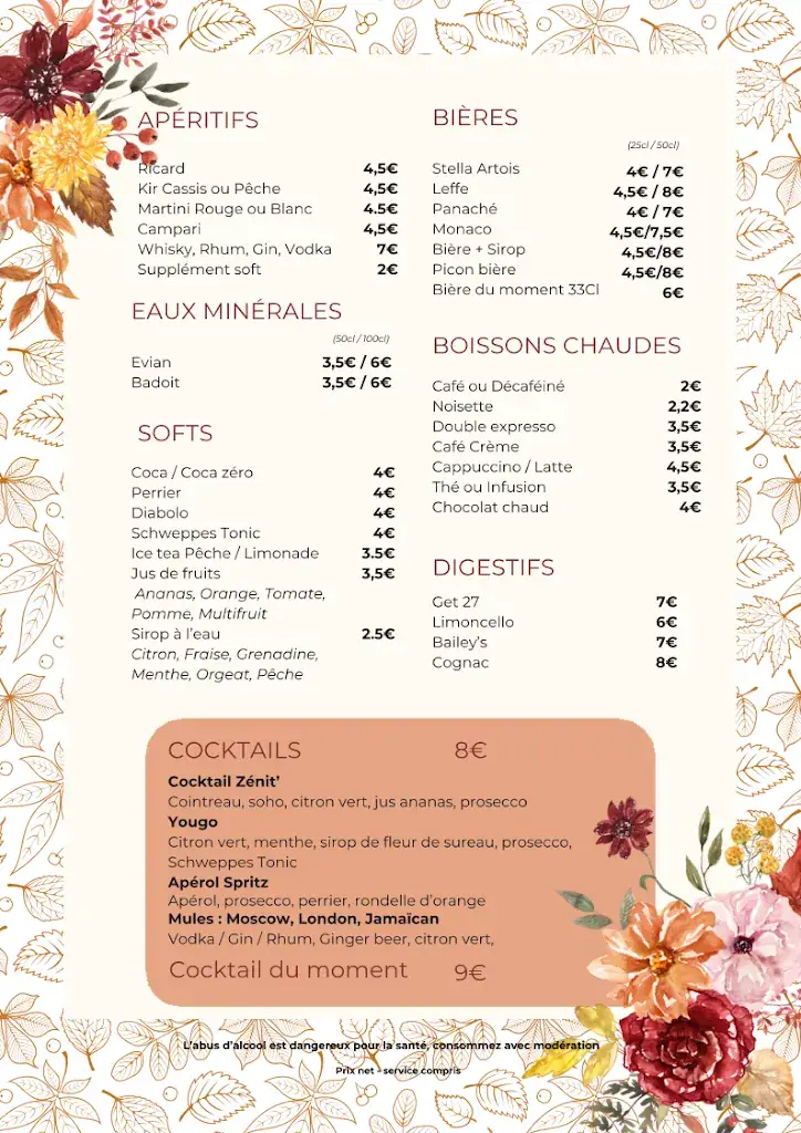 Menu_Zenit' Restaurant ☀️_Valbonne_image_1