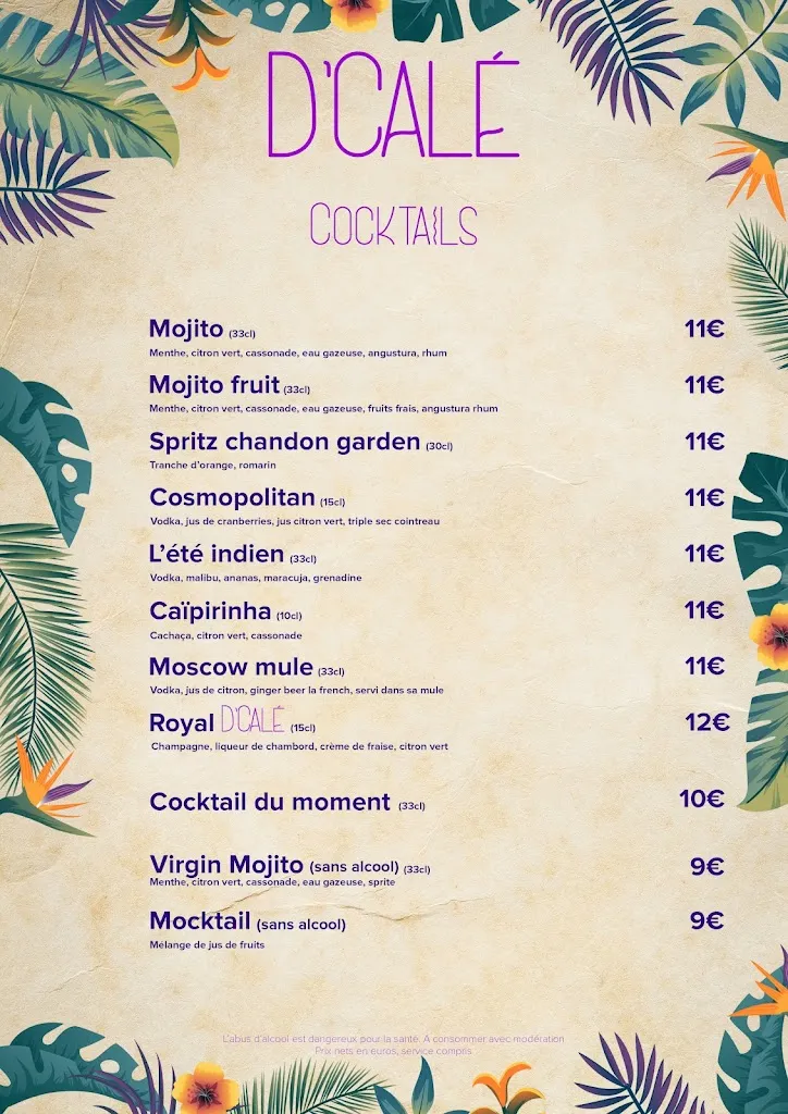 Menu_D'calé restaurant SAISON 2025_Pusignan_image_2