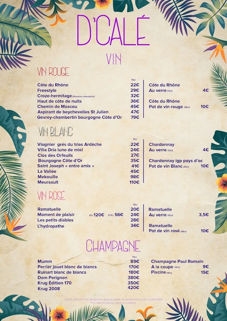 Menu_D'calé restaurant SAISON 2025_Pusignan_image_3