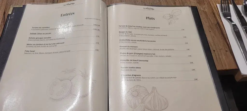 Menu_Le Goût Pile - Restaurant bistronomique_Vedène_image_1