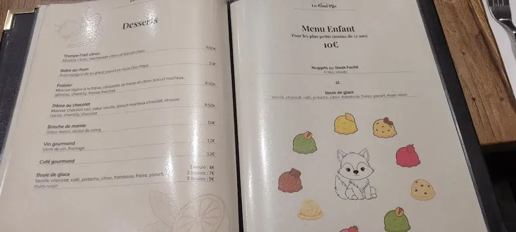 Menu_Le Goût Pile - Restaurant bistronomique_Vedène_image_2