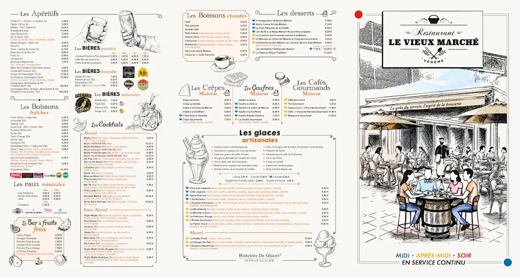 Menu_Restaurant Le Vieux Marché - Vedène_Vedène_image_1
