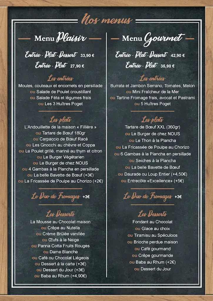 Menu_Restaurant Le Vieux Marché - Vedène_Vedène_image_3