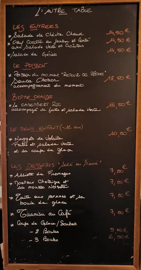 Menu_L'Autre Table - Restaurant & Bar à Vins_Vedène_image_2
