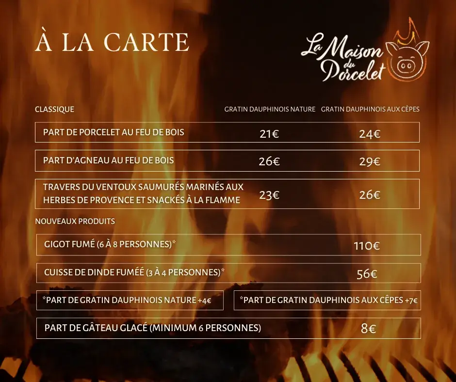 Menu_La Maison du Porcelet_Velleron_image_1