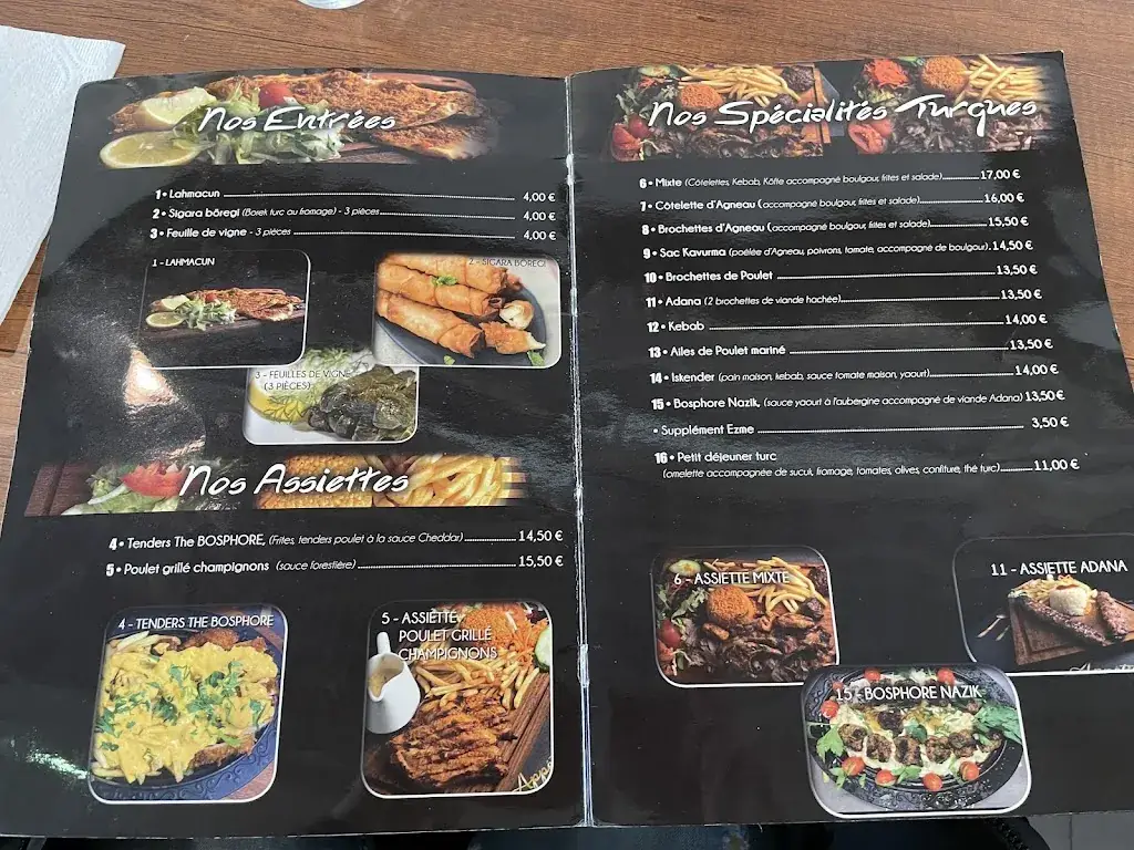 Menu_The Bosphore_Marseille_immagine_4