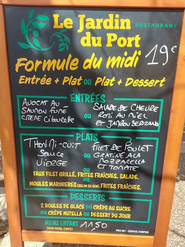 Menü_Le Jardin du Port_Vallauris_Bild_2