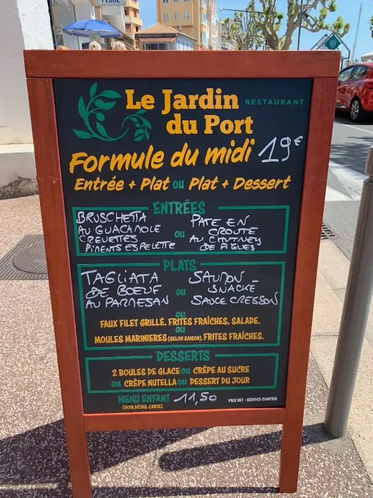 Menü_Le Jardin du Port_Vallauris_Bild_3