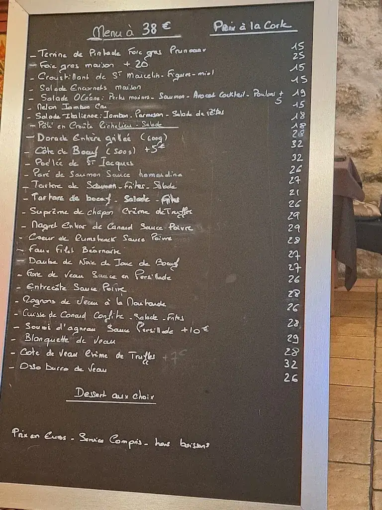 Menu_Le Clos Cosette - Restaurant Vallauris_Vallauris_image_1