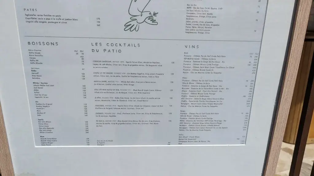 Menu_Le Petit Patio_Vallauris_image_1