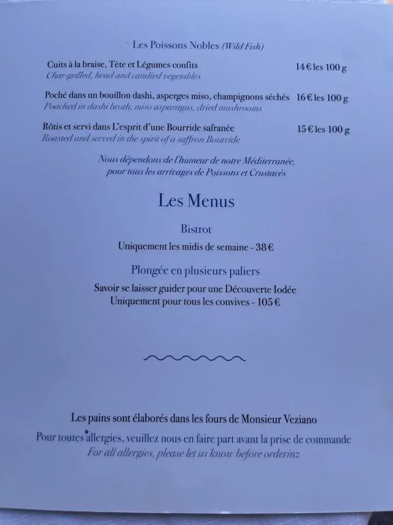 Menu_Le Bistrot du Port. Mathieu Allinei_Le_image_1