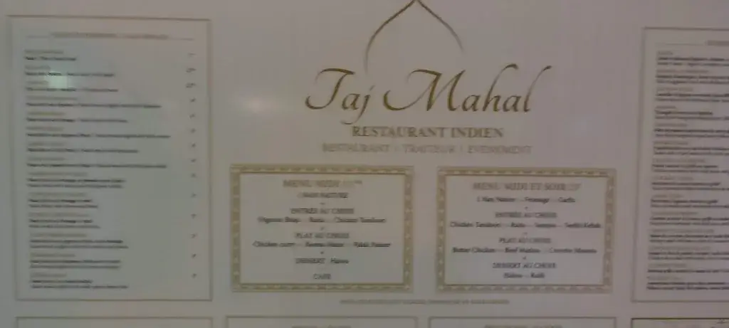 Menu_Restaurant Taj Mahal Vallauris Golfe Juan_Vallauris_image_3
