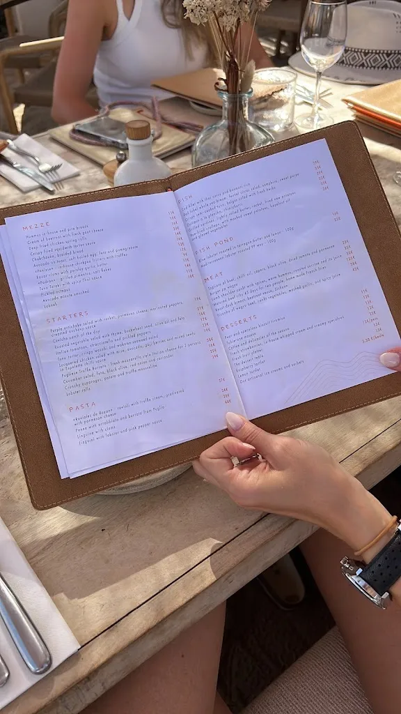Menu_The little Beachfront_Vallauris_image_2