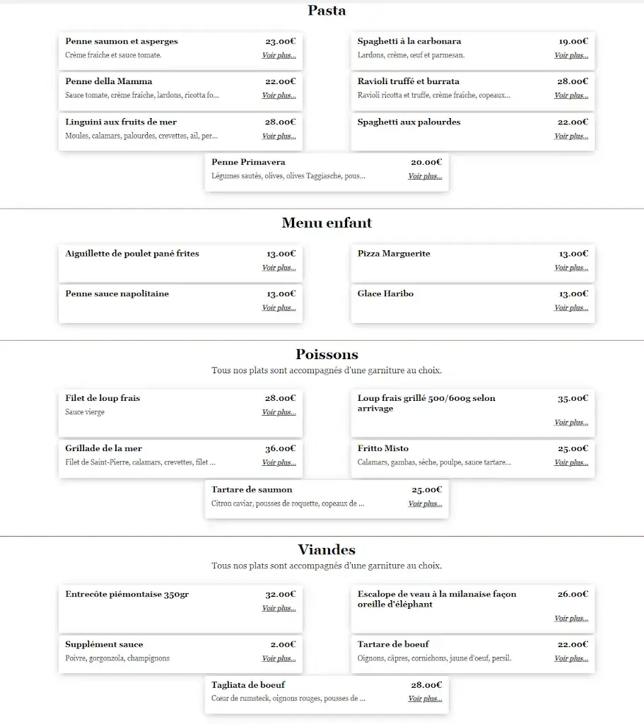 Menu_La Stella di Gigi_Vallauris_image_1