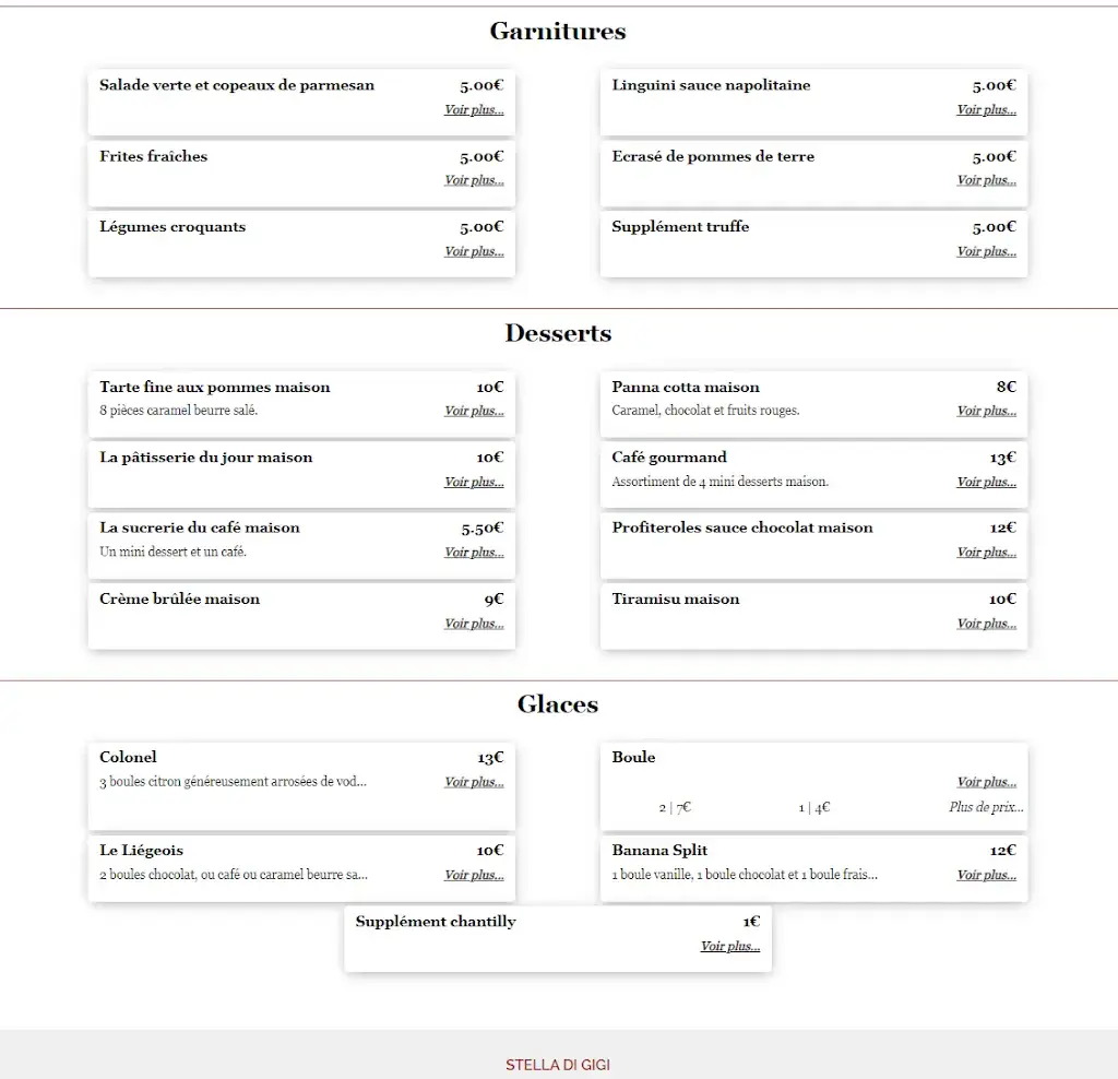 Menu_La Stella di Gigi_Vallauris_image_3