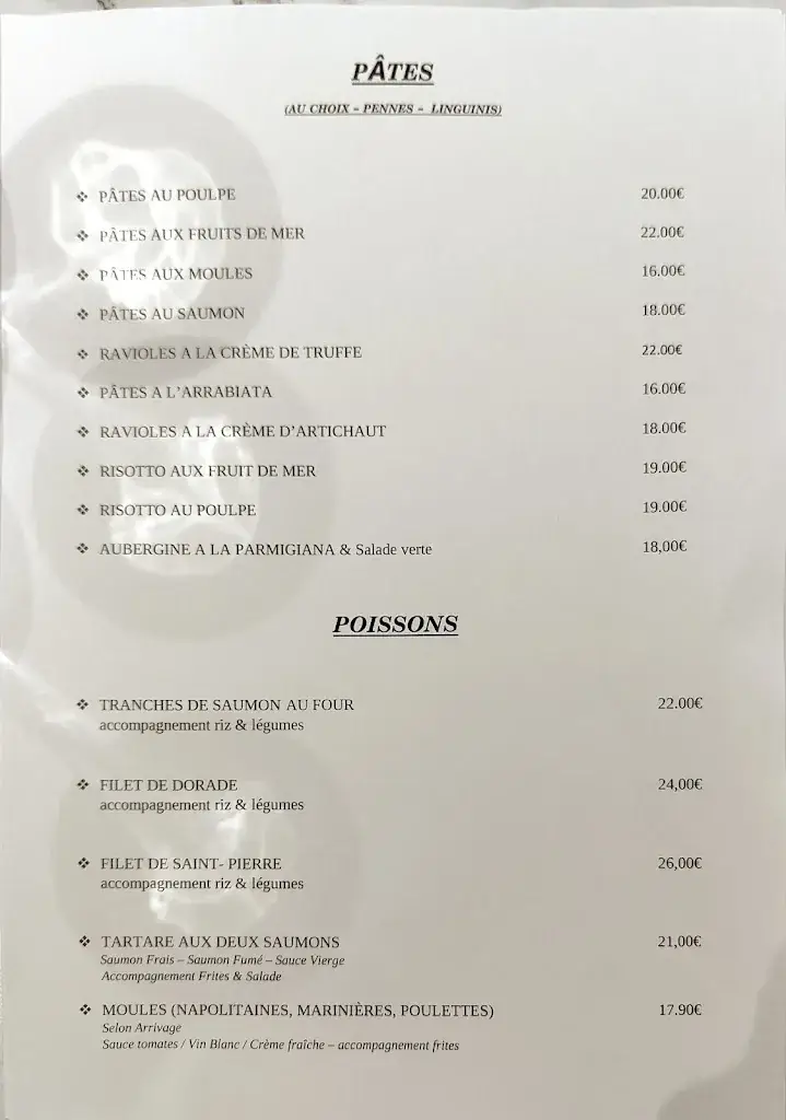 Menu_Le 36 Restaurant_Vallauris_image_2