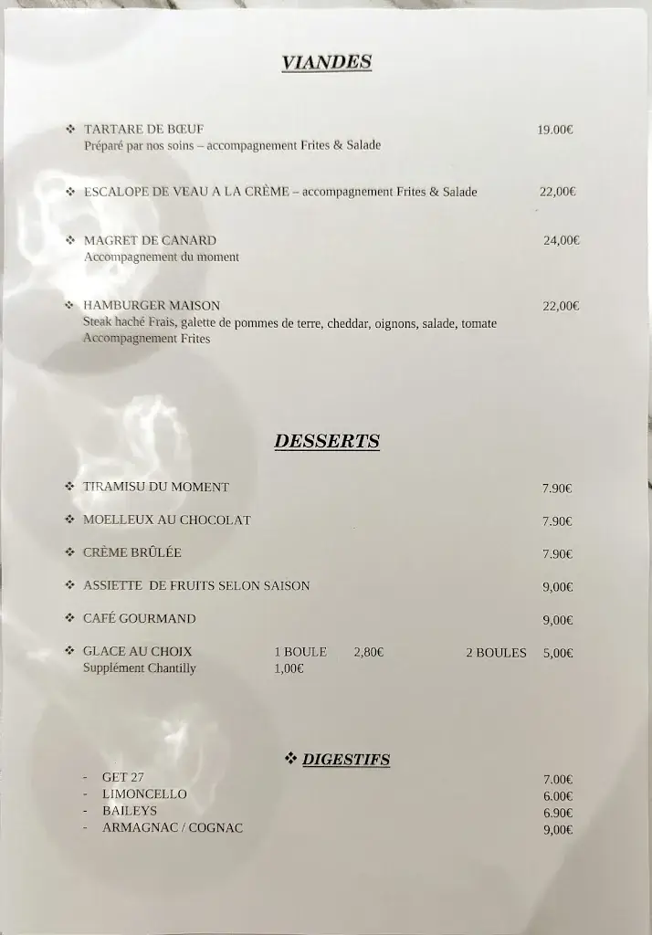 Menu_Le 36 Restaurant_Vallauris_image_4