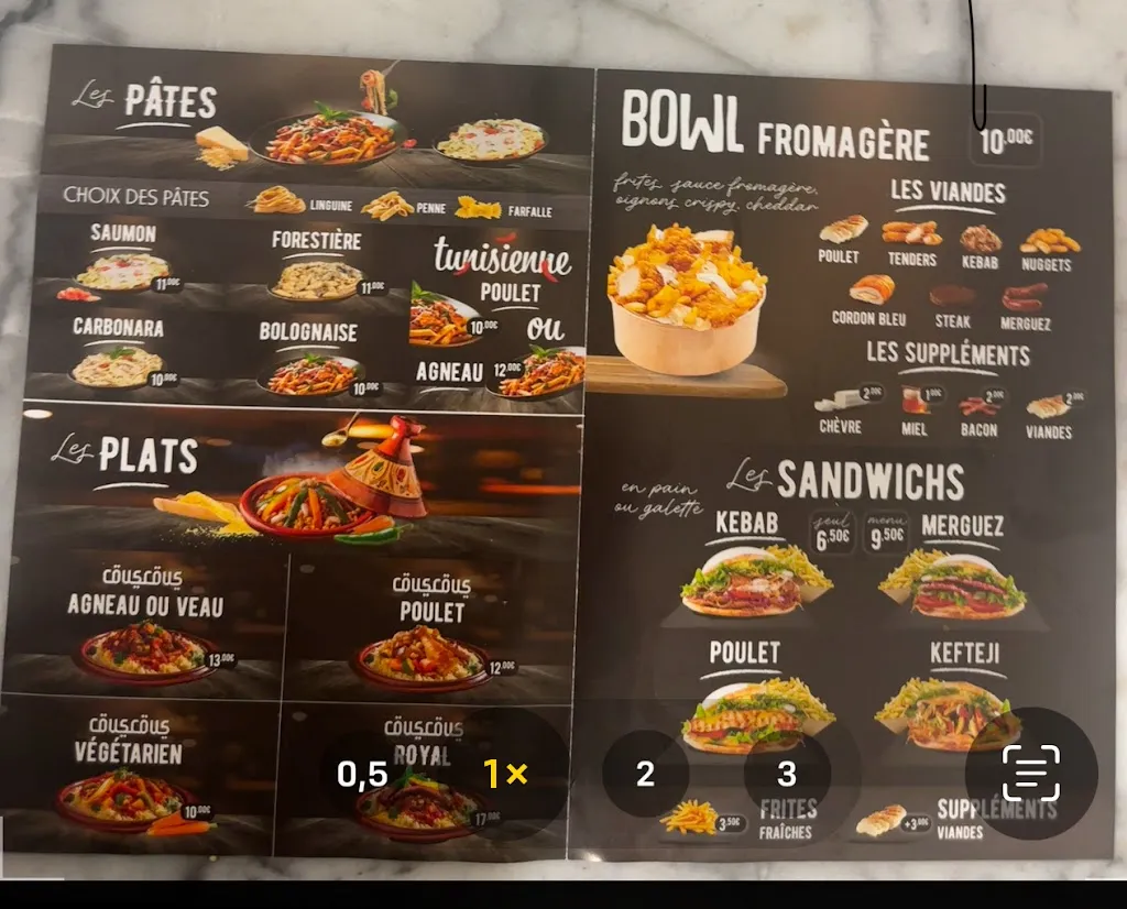 Menu_O Délice Du Maghreb_Vallauris_image_1