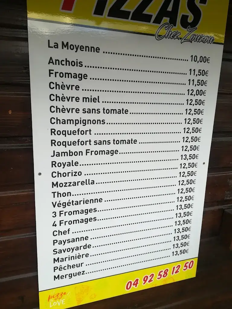 Menu_Chez Zouzou_Veynes_immagine_1